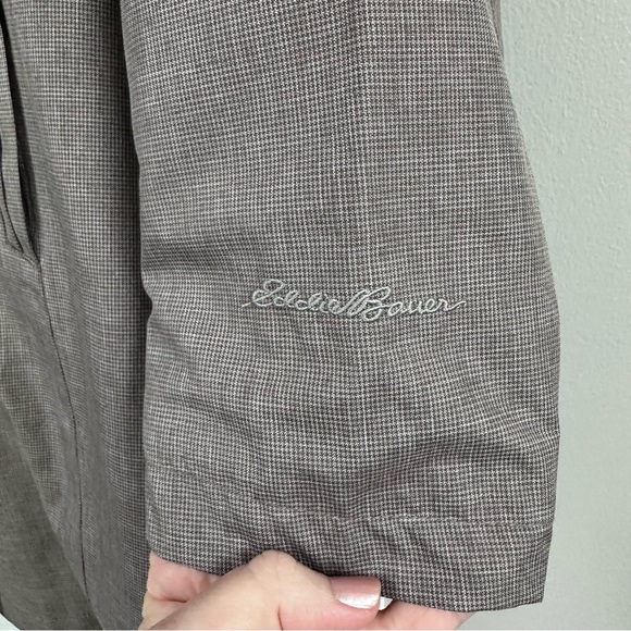 Eddie Bauer Weather Edge Rain Jacket Women's Hooded - Brown - Picture 7 of 11